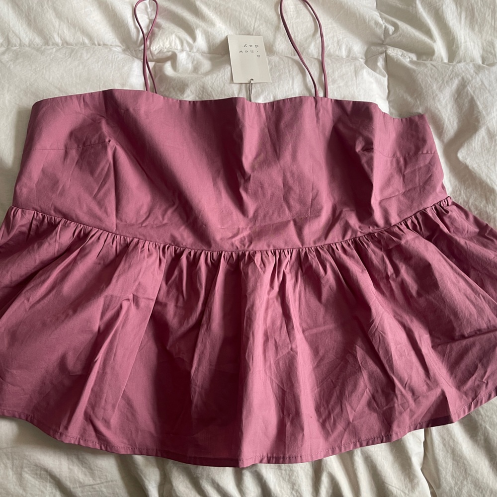 NWT Peplum Cami